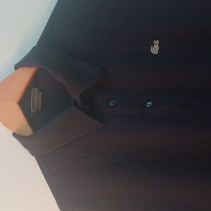 Lacoste Black Pique Cotton Tennis/Golf Polo Shirt (Large*)